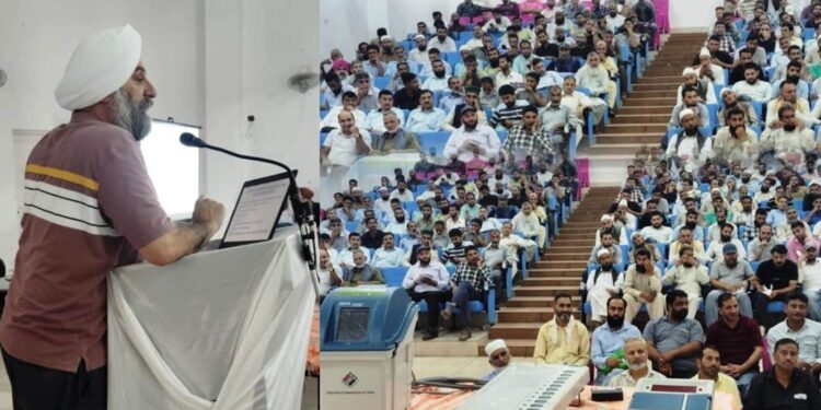 Assembly Elections:-2024 Poll Staff imparted training at Poonch