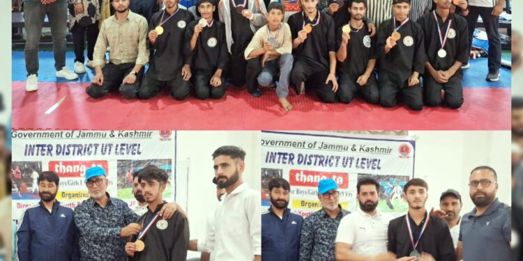 Inter-District Thang-Ta Championship for Boys concludes at Ganderbal