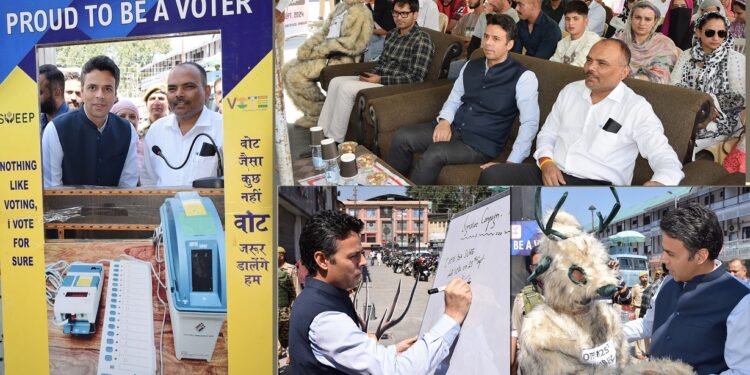 Assembly Elections-2024: Grand ‘Musical Sunday’ under SVEEP held at Lal Chowk Srinagar for voter awareness