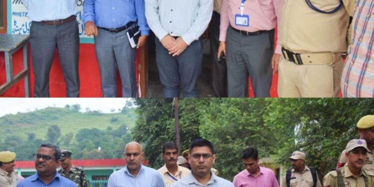Assembly Elections- 2024: General Observer inspects Critical Polling Stations in Mendhar to assess safety, preparations