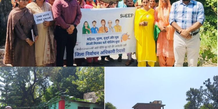 Assembly Elections-2024 Members of JKRLM Women SHGs rally across Reasi appealing people to vote