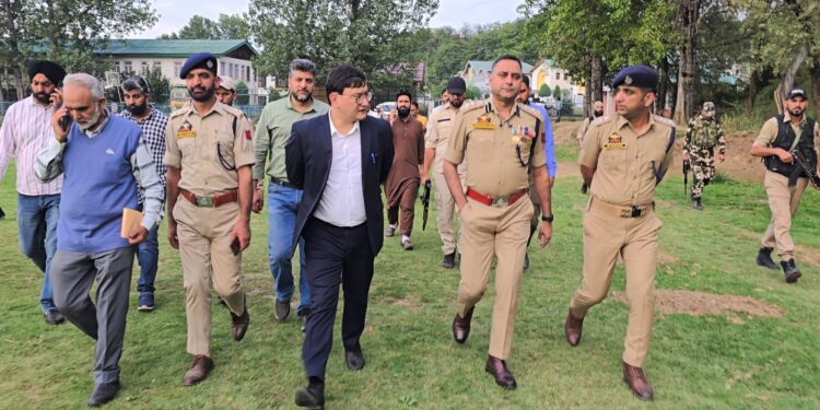 Assembly Elections-2024: DEO, SSP Baramulla Inspect Security Measures at Degree College Strong Room