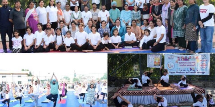 Assembly Elections-2024: District Election Cell organises yoga session under SVEEP at Sports Stadium Udhampur