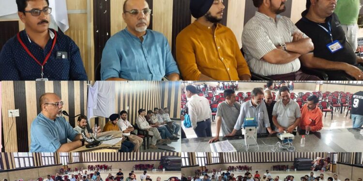 Assembly Election-2024: Staff imparted training regarding Postal Ballot Voting at Bhaderwah