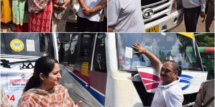 Assembly Elections- 2024 District Election Cell conducts sticker drive under SVEEP in Udhampur