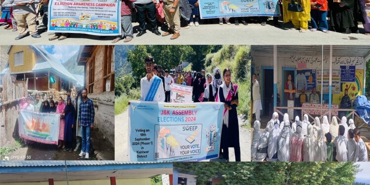 Assembly Elections- 2024 SVEEP drive heightens voter engagement across district Kishtwar