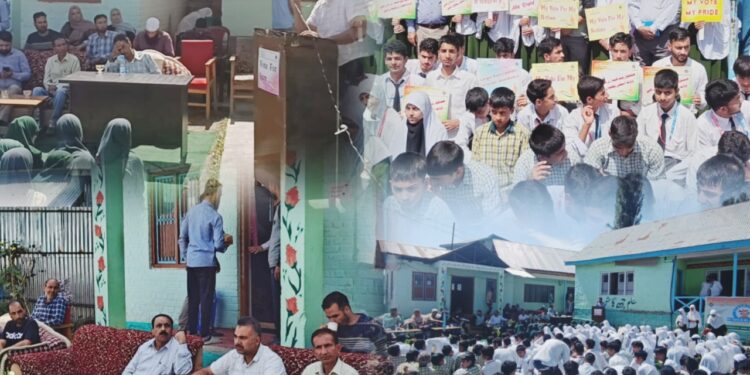 Assembly Elections-2024 Interactive Session under SVEEP held at GHS Onagam Bandipora