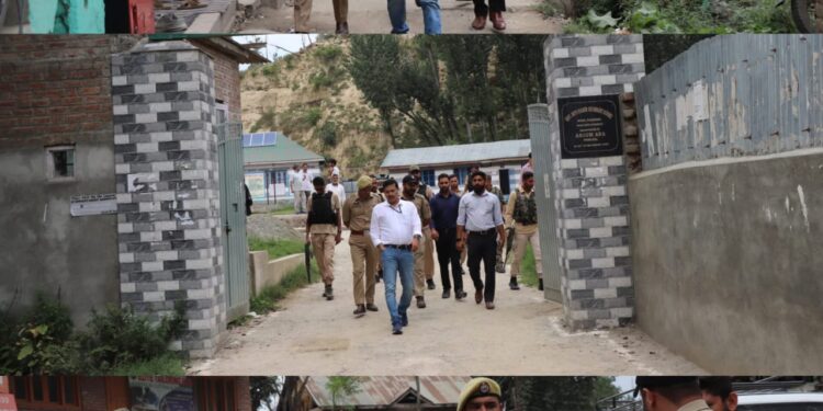 Assembly Elections- 2024: Police Observer assesses Security Arrangements in Pulwama & Rajpora Constituencies