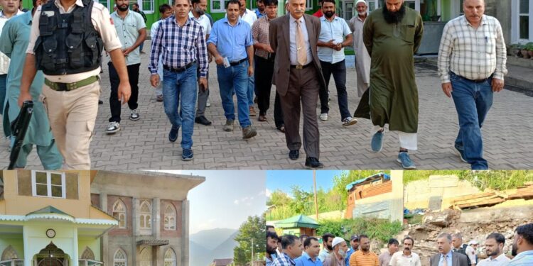 Eid Milad-un-Nabi (SAW): DC Bandipora inspects arrangements at Ahamshareef Shrine