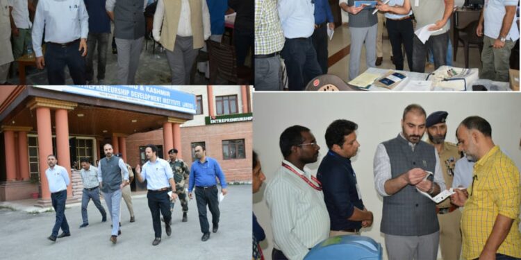 Assembly Elections- 2024 DEO Pulwama Conducts Extensive Visits to Distribution cum Receipt Centres across Four Assembly Constituencies