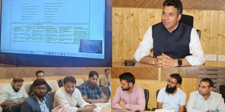 Assembly Elections-2024 Randomization of polling personnel held in Srinagar