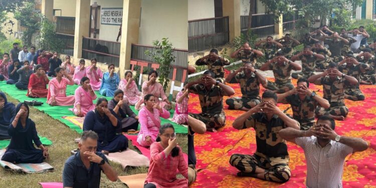 Assembly Election-2024 Yoga meets SVEEP: Hiranagar connects wellness with voter awareness