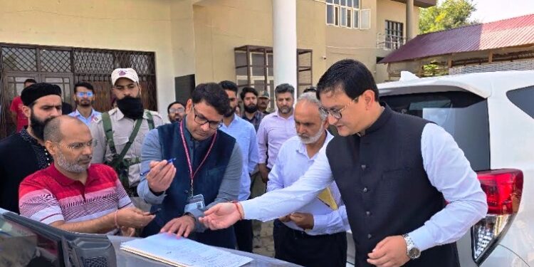 Assembly Elections-2024: Election Observers for B’la inspect arrangements at designated Strong Room and Counting Center