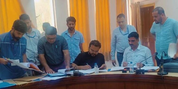  Assembly Elections-2024 Expenditure Observe Budhal, Thanamandi ACs conducts 3rd inspection of election expenses