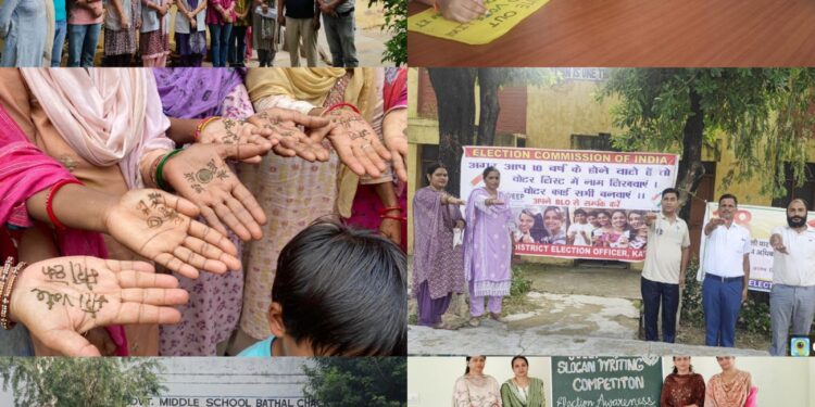 Assembly Elections-2024: SVEEP events held across Kathua to foster electoral awareness