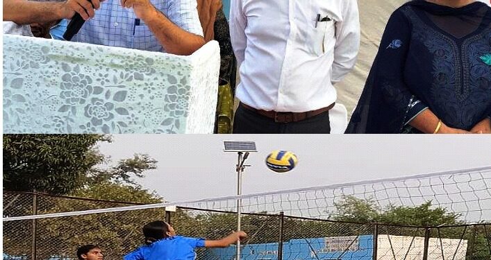 Inter-District Division Level Under-17 Girls Volleyball Tournament begins in Samba