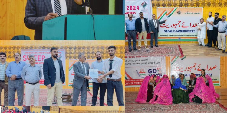 Assembly Elections-2024: Sadai-e-Jamhooriyat: Mega SVEEP Culmination programme held at Bandipora