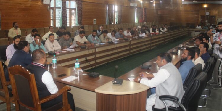 Assembly Elections-2024 General Observers hold meeting with contesting candidates at Sopore
