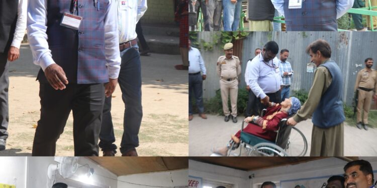 Assembly Elections-2024 General Observer visits various polling stations of Zainapora AC, oversees polling process