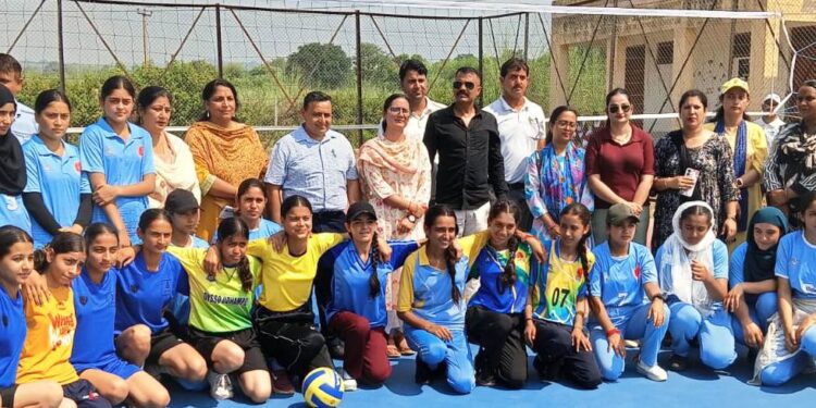 Assembly Elections-2024 Samba: SVEEP initiative promotes voter awareness through U-19 Girls Volleyball Championship