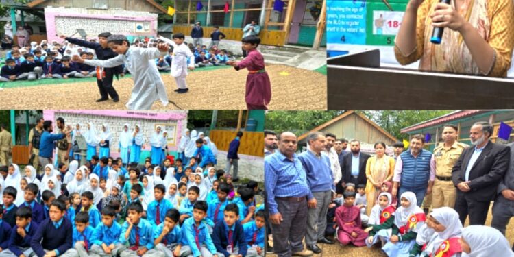 Assembly Elections-2024 DEO Kupwara presides over Mega SVEEP programme to promote Voter Awareness at HajiNard Karnah