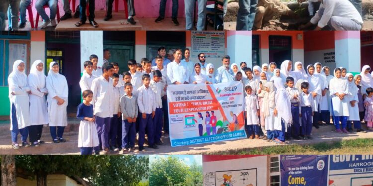 Assembly Elections- 2024 Election Cell intensifies SVEEP awareness across Ramban District