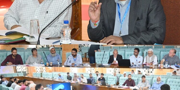 Assembly Elections-2024 Inspection cum Training on Daily Expenditure Register of Contesting Candidates held at Kulgam