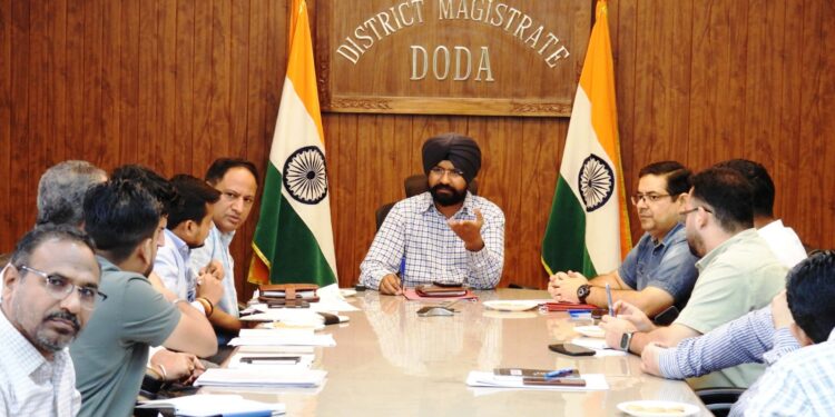 Progress of NHIDCL works reviewed in Doda