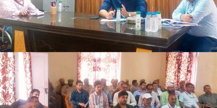 Assembly Elections-2024: DEO reviews Poll preparedness for 63-Bani Assembly Constituency