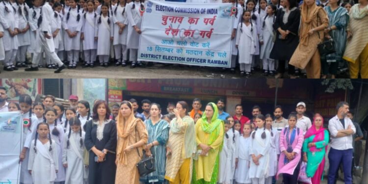 Assembly Elections-2024: SVEEP awareness campaign sensitizes voters in rural, urban areas across Ramban