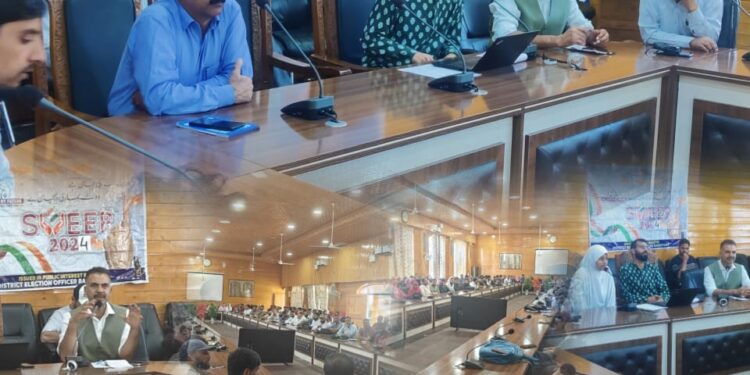 Assembly Elections-2024 SVEEP: Special Interactive Session for BLOs, Anganwadi Workers & Supervisors held at Sumbal