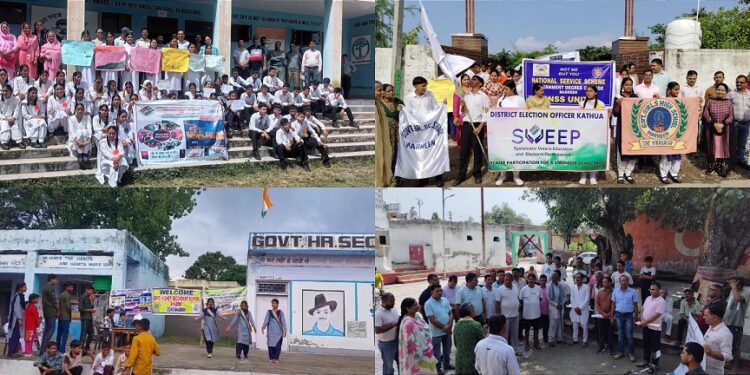 Assembly Elections- 2024: Comprehensive SVEEP events held across Kathua to promote voter awareness, education