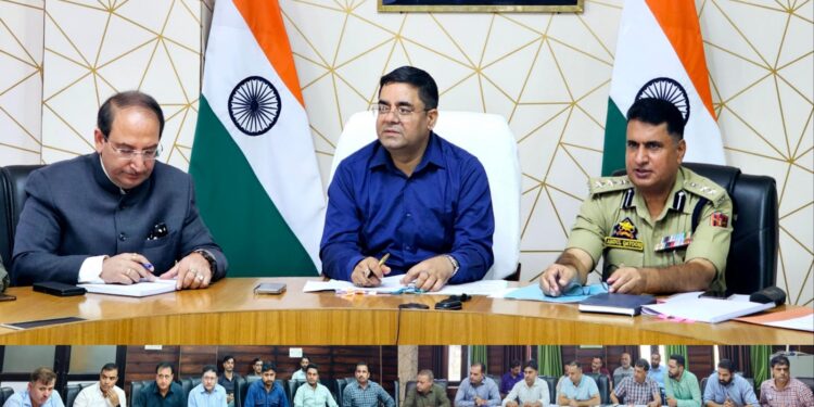 DC Kishtwar chairs District NCORD review meeting