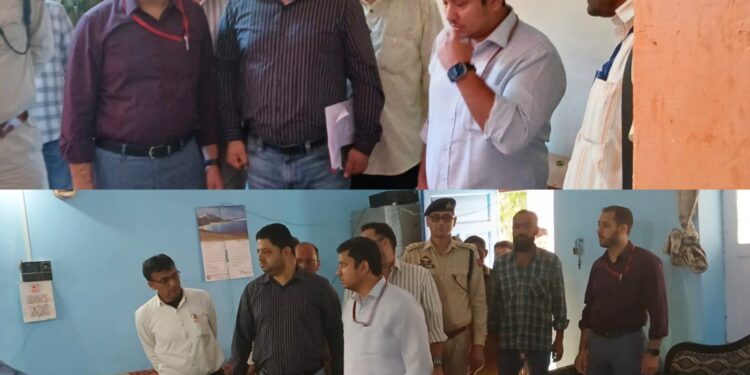 Assembly Elections- 2024: General Observer inspects intermediate strong room, Polling Stations in Gandoh, adjoining areas