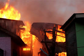 Fire Breaks Out Near Kanitar, Lal Bazar, Sgr