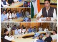 Div Com Kashmir reviews arrangements for Eid Milad-un-Nabi (S.A.W), Friday following