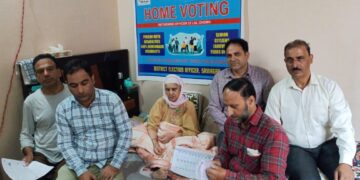 Assembly Elections-2024 Home Voting via POSTAL BALLOT commences in Srinagar District