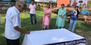 Assembly Elections-2024 Signature Campaign organized at Kathua to promote electoral awareness