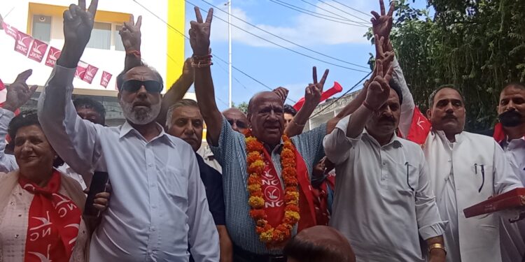 Rattan Lal expresses gratitude for Massive Public Mandate to National Conference in Assembly Elections