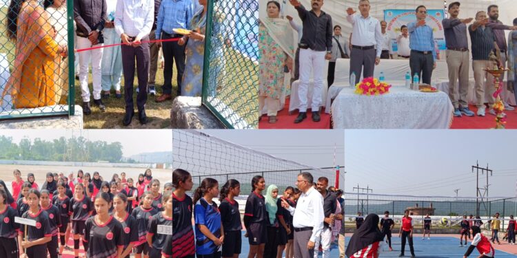 Inter Division UT Level Volleyball Tournament for U/17 & 19 Girls takes off at Samba