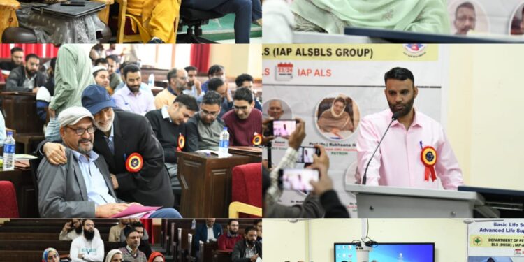 GMC Anantnag, Indian Academy of Pediatrics – ALSBLS group organises IAP-ALS Workshop