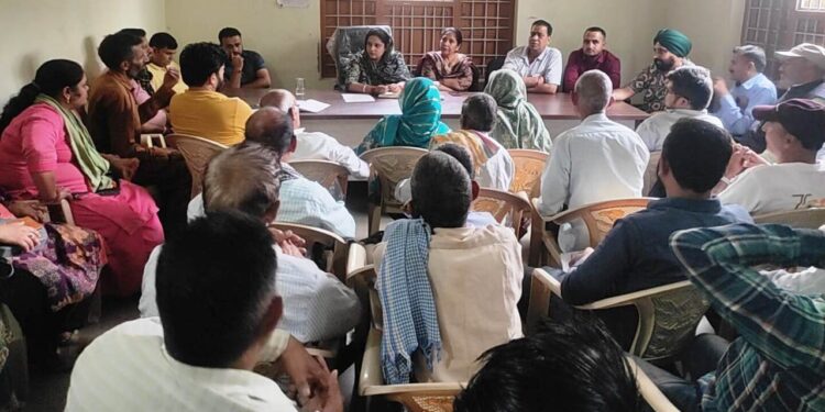 Vice-Chairperson chairs Public Grievances redressal camp at Khoon