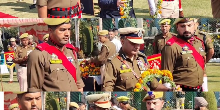 DC, SSP pay tribute to Martyrs on Police Commemoration Day at DPL Baramulla
