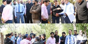 DDC Shopian visits NH- 444 sites