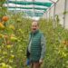 Dir Agriculture Kashmir visits Hi-tech Poly-houses in Narkara Budgam
