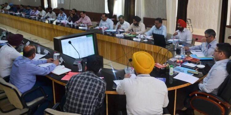 DDC Poonch chairs DLRC meeting to review Bank Performance for FY 2024-25