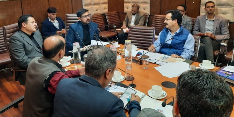 Satish Sharma reviews functioning of Food, Civil Supplies & Consumer Affairs Department