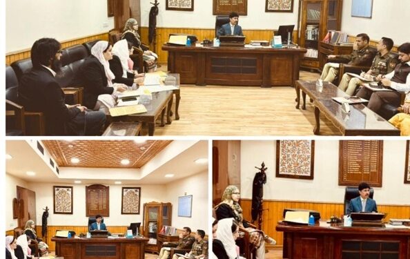 Principal District & Session Judge Srinagar chairs 3rd Quarterly UTRC meeting