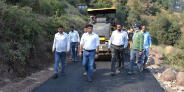 DC Poonch inspects progress of work on Salootri to Dunga Road