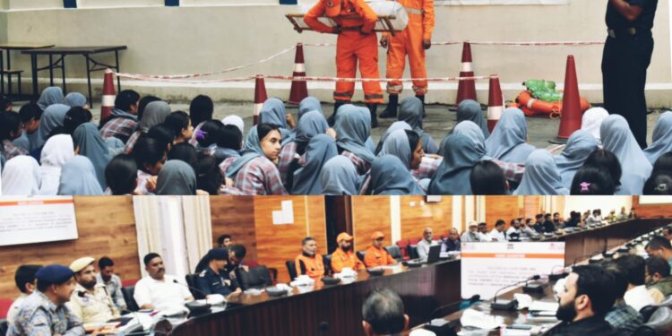 13 BN NDRF conducts Mock Exercise, School Safety Programs in Doda, Thathri